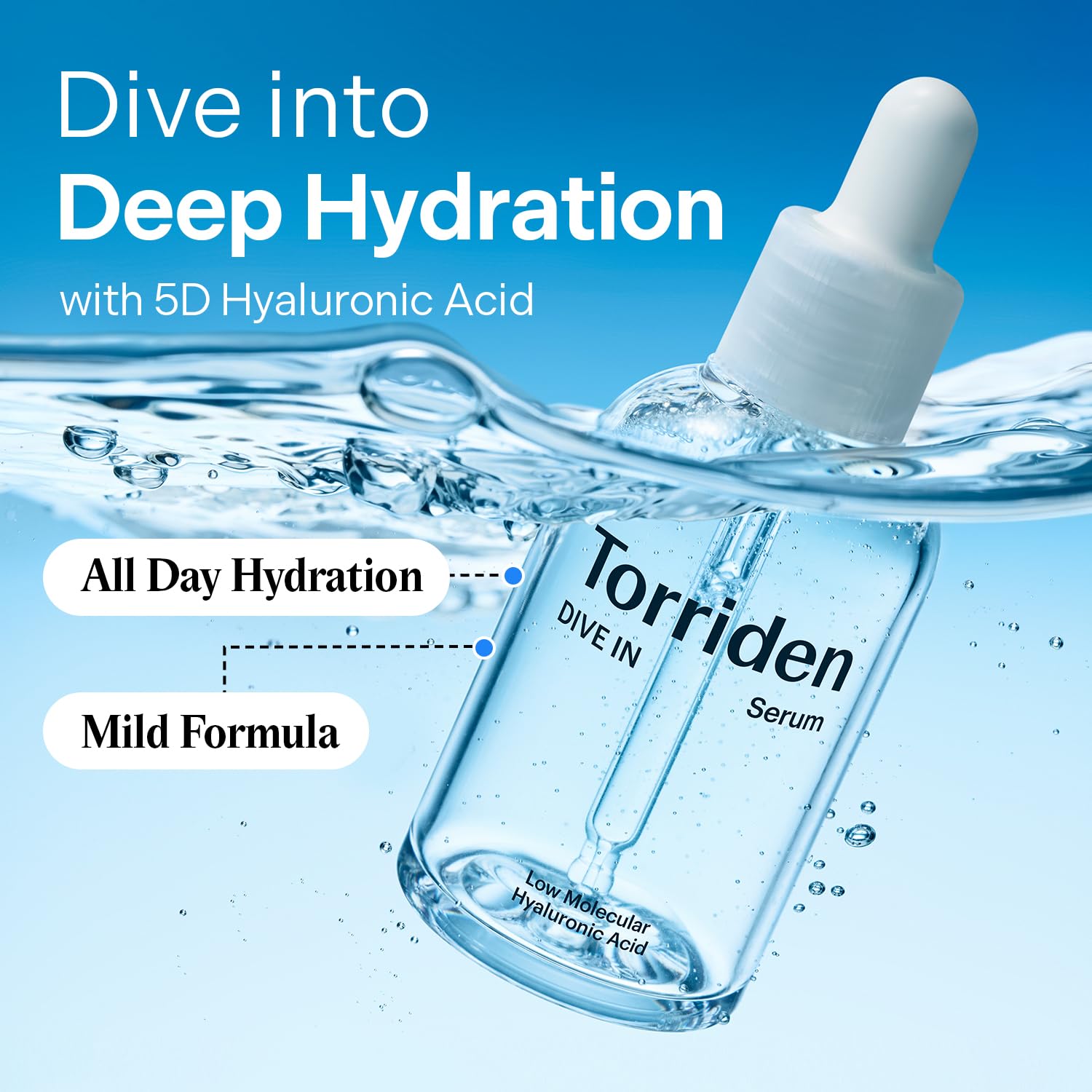 [Torriden] Dive-In Hyaluronic Acid Serum (1.69 fl.oz / 50ml)