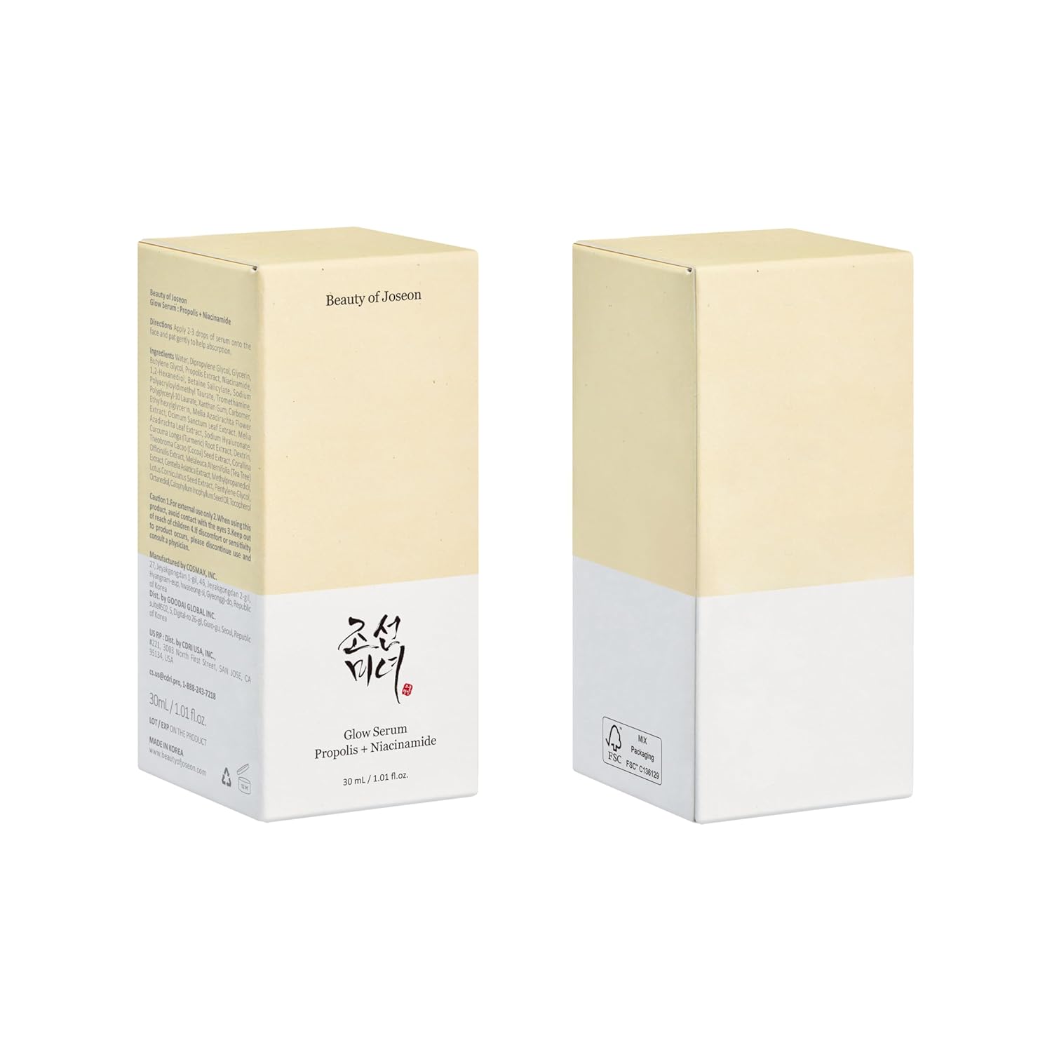 [Beauty of Joseon] Glow Serum (Propolis + Niacinamide) (1.01 fl.oz / 30ml)