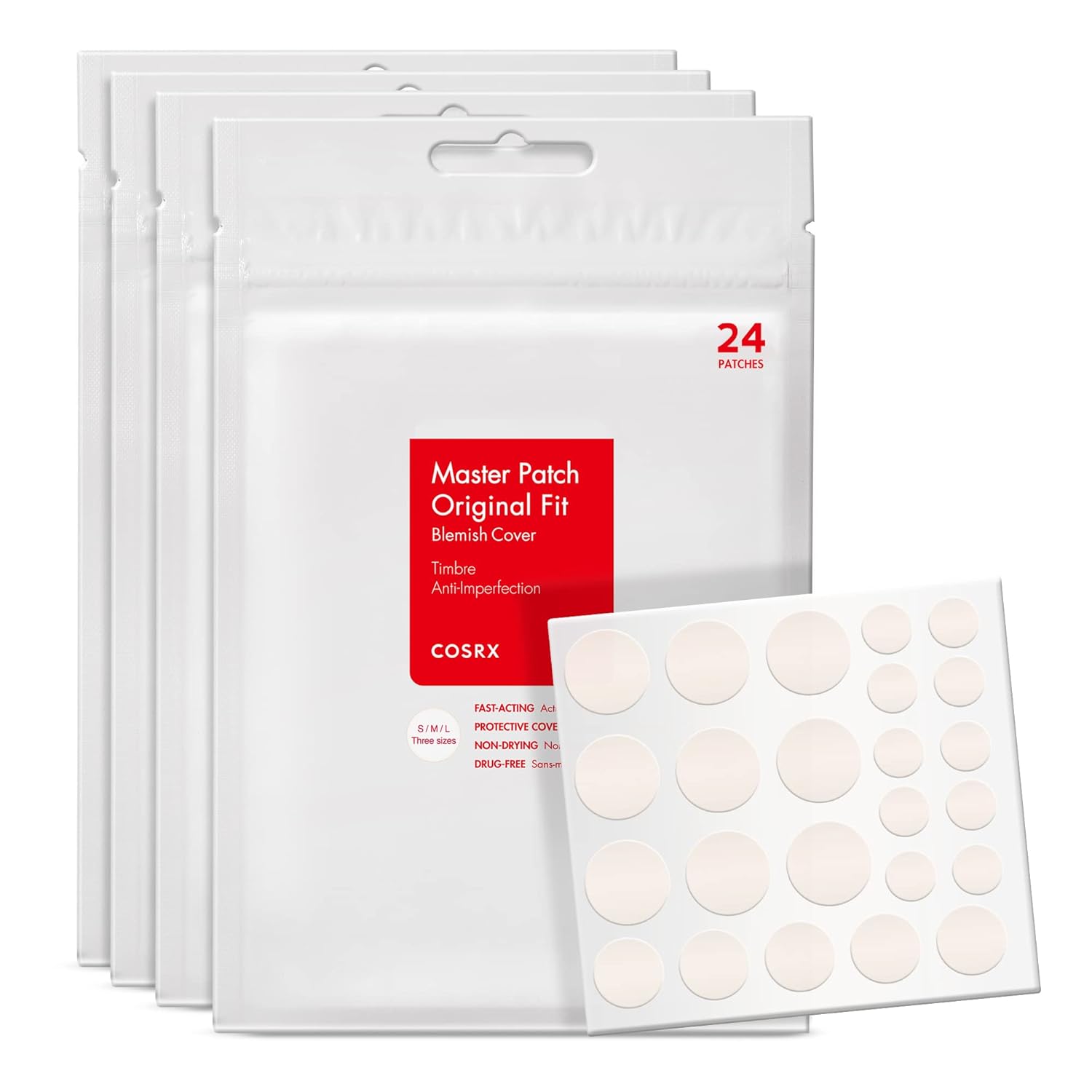 [COSRX] Acne Pimple Master Patch (24 patches, mixed sizes)